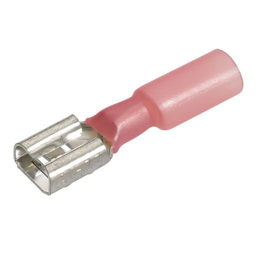 Narva Terminal Female Blade Red 6.3mm (50Pk) 56328