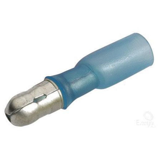 Narva Crimp Terminal Male Bullet Blue Terminal Entry 5Mm Heat Shrinkable 50 Pce 56338