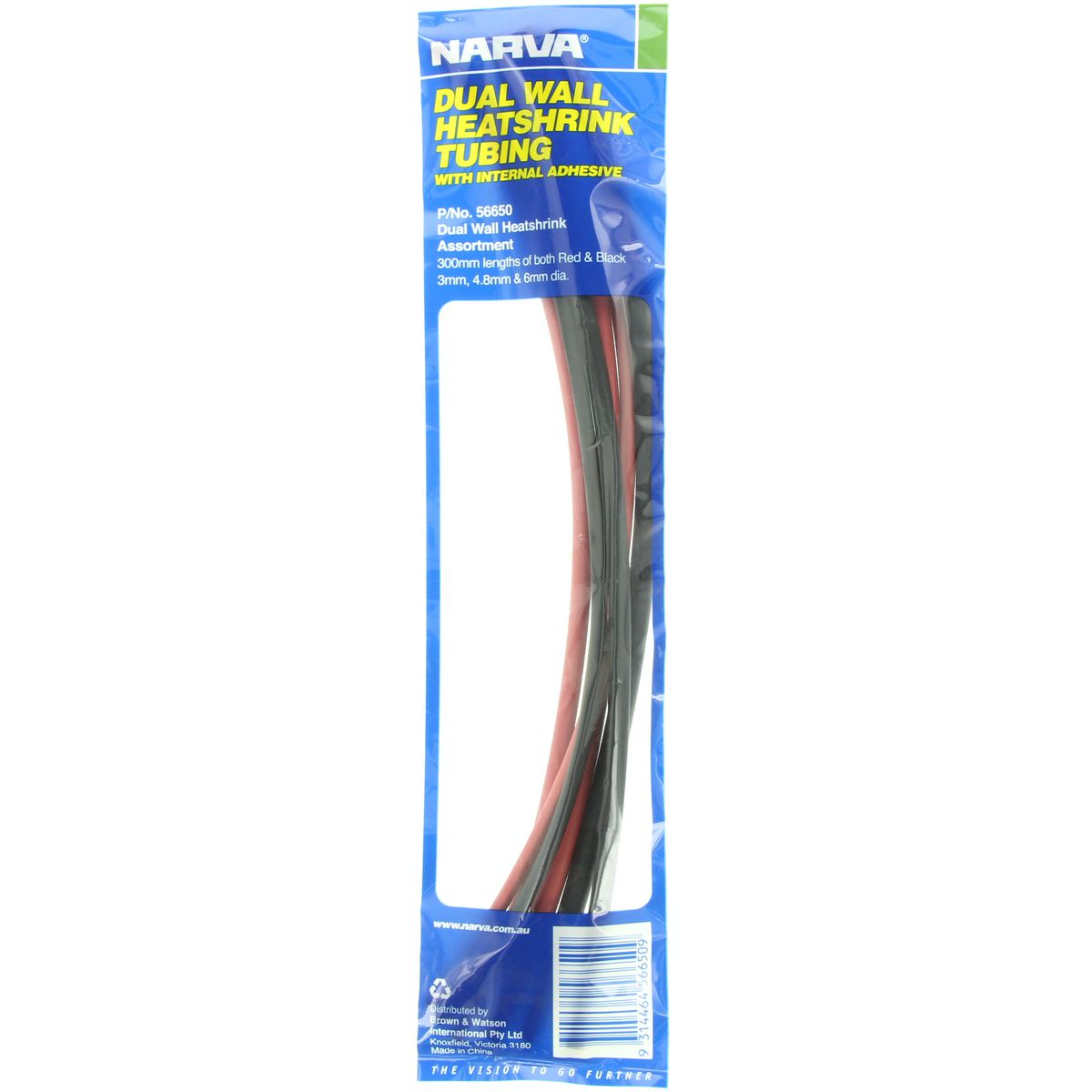 Narva Heatshrink Assortment Dual Wall 3-6mm (12Pk) 56650