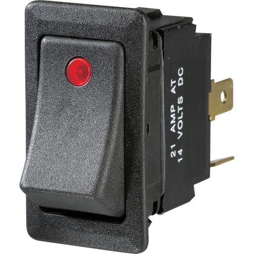 Narva Switch Rocker Illuminated On Off HD Red 63047BL