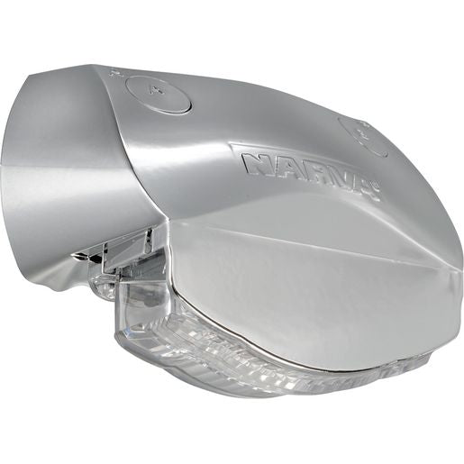 Narva LED Model 16 Licence Plate Lamp 9-33V with Chrome Housing 91664