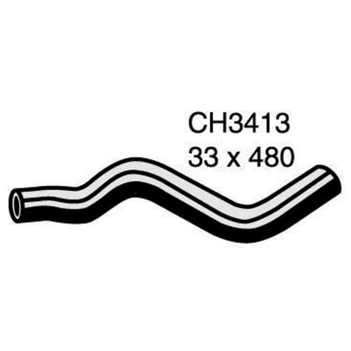 Mackay Top Radiator Hose CH3413