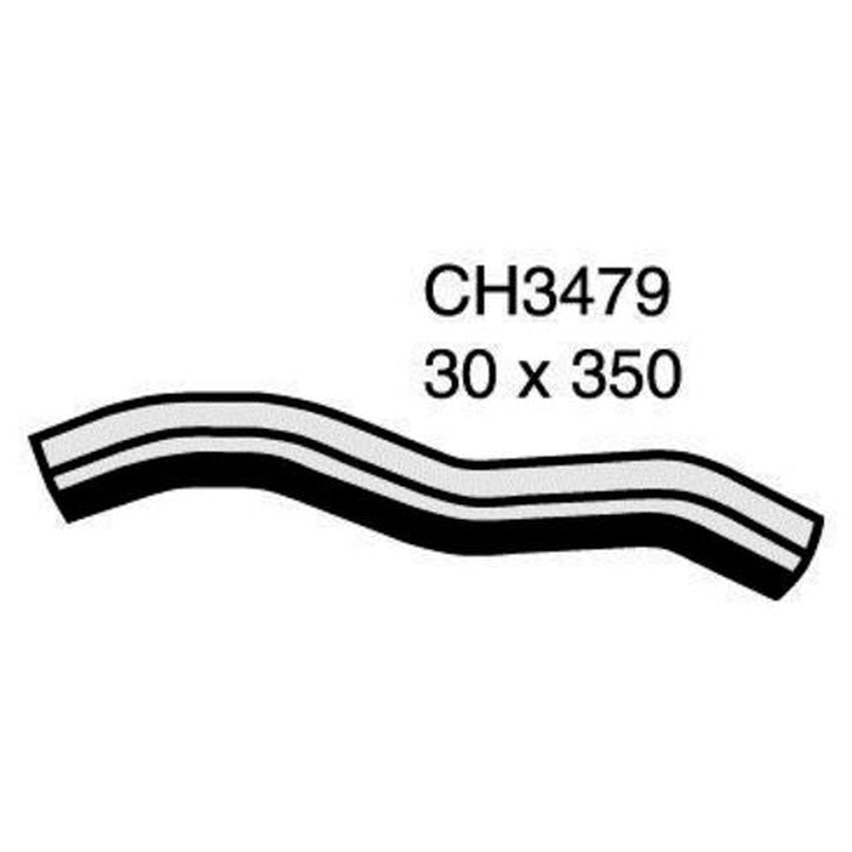 Mackay Bottom Radiator Hose CH3479