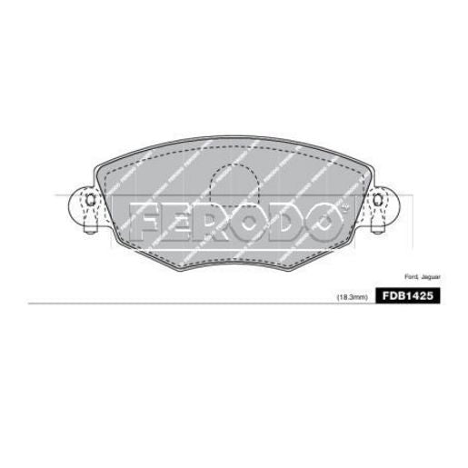 Ferodo Brake Pad Set FDB1425