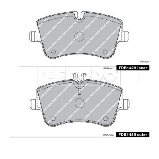 Ferodo Brake Pad Set FDB1428