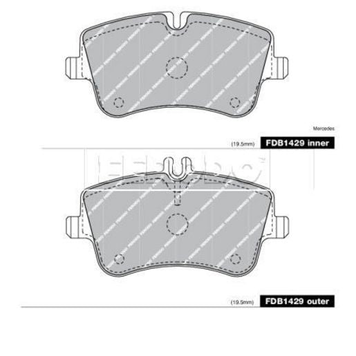 Ferodo Brake Pad Set FDB1429