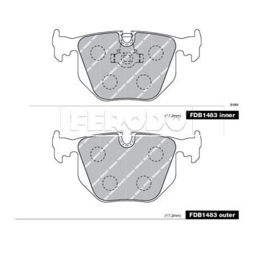 Ferodo Brake Pad Set FDB1483