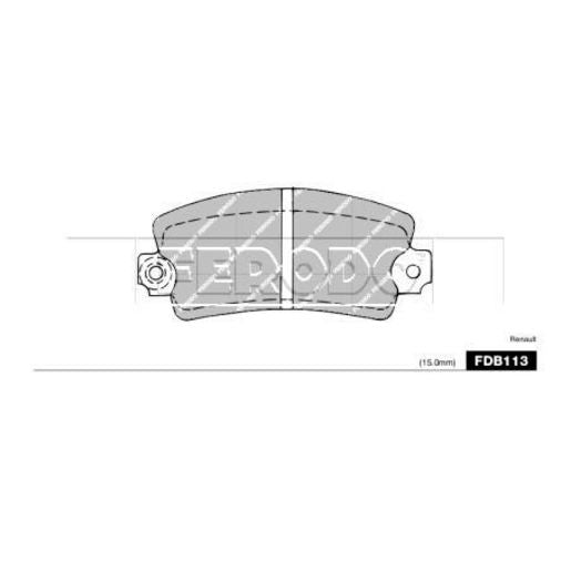 Ferodo Brake Pad Set FDB113