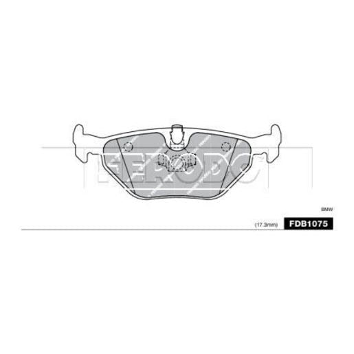 Ferodo Brake Pad Set FDB1075