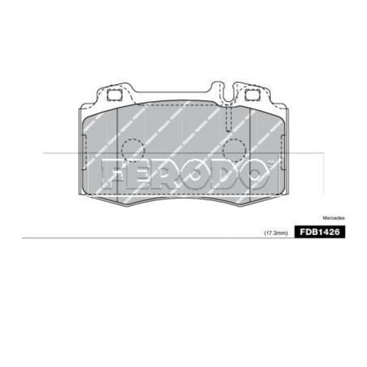 Ferodo Brake Pad Set FDB1426