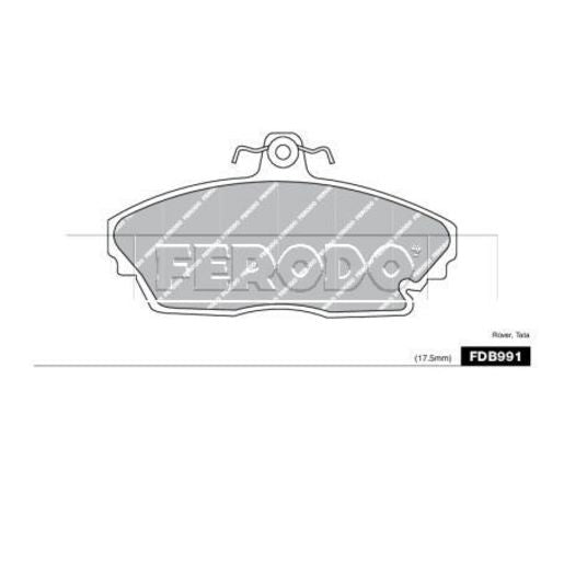 Ferodo Brake Pad Set FDB991