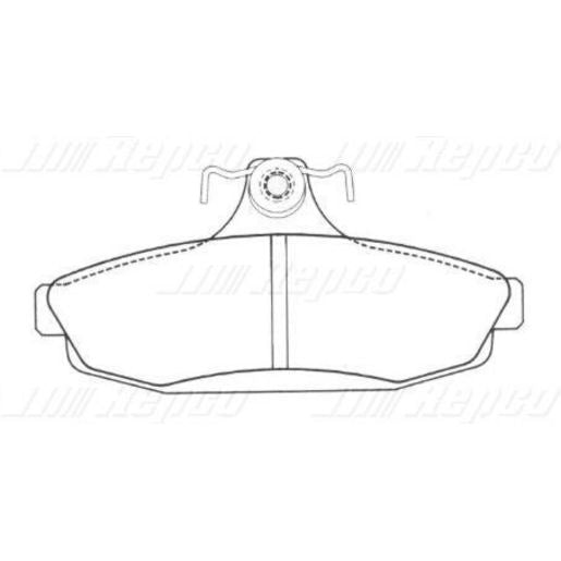 Silverline Brake Pad Set DB1098SLP