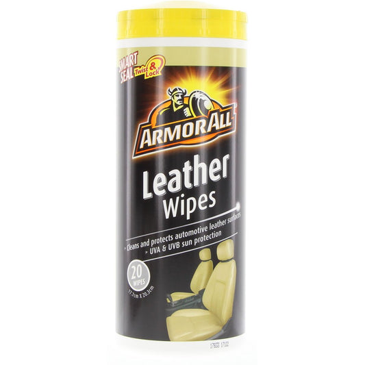 Armor All Leather Care Wipes 20Pk