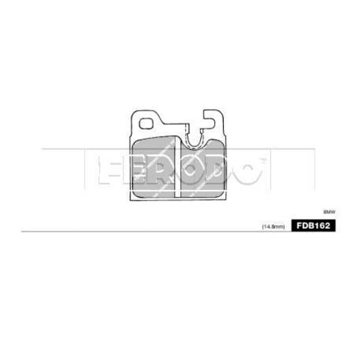 Ferodo Brake Pad Set FDB162