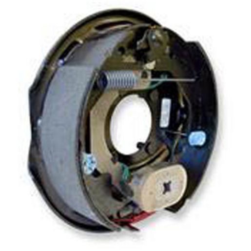 Trojan 10In Electric Drum Braked Backing Plate Left Side 593677