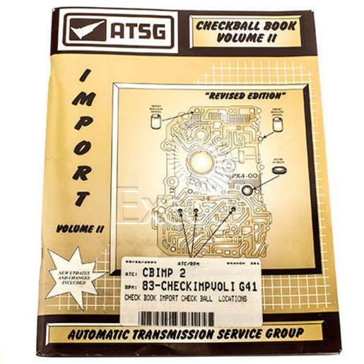 ATSG Workshop Manual suits Import Checkball Loc. Volume 2 73002