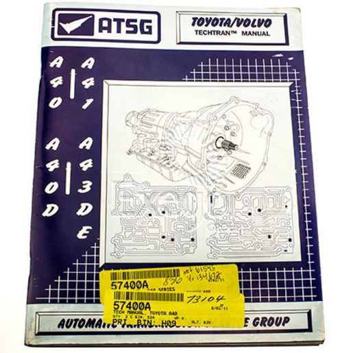 ATSG Workshop Manual suits A/W A-40 Series Inc Overdrive 73104
