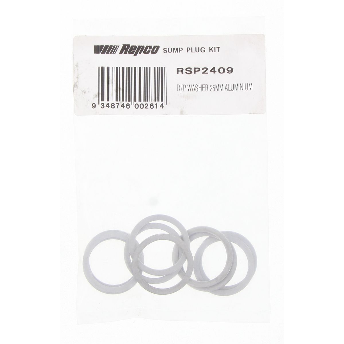 Kelpro Aluminium Sump / Drain Plug Washer 25Mm - (Price Per Unit) RSP2409