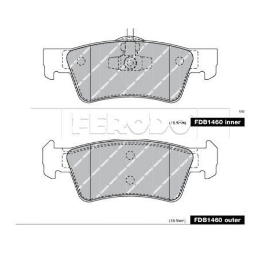 Ferodo Brake Pad Set FDB1460