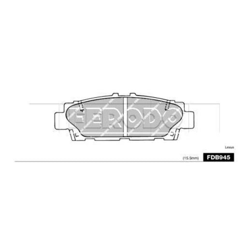 Ferodo Brake Pad Set FDB945