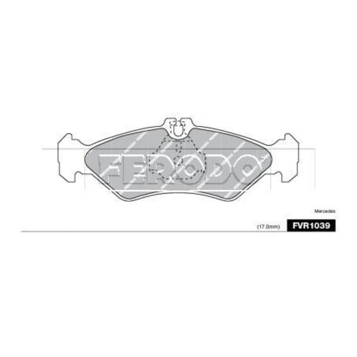 Ferodo Brake Pad Set FVR1039