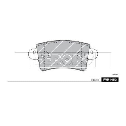 Ferodo Brake Pad Set FVR1453