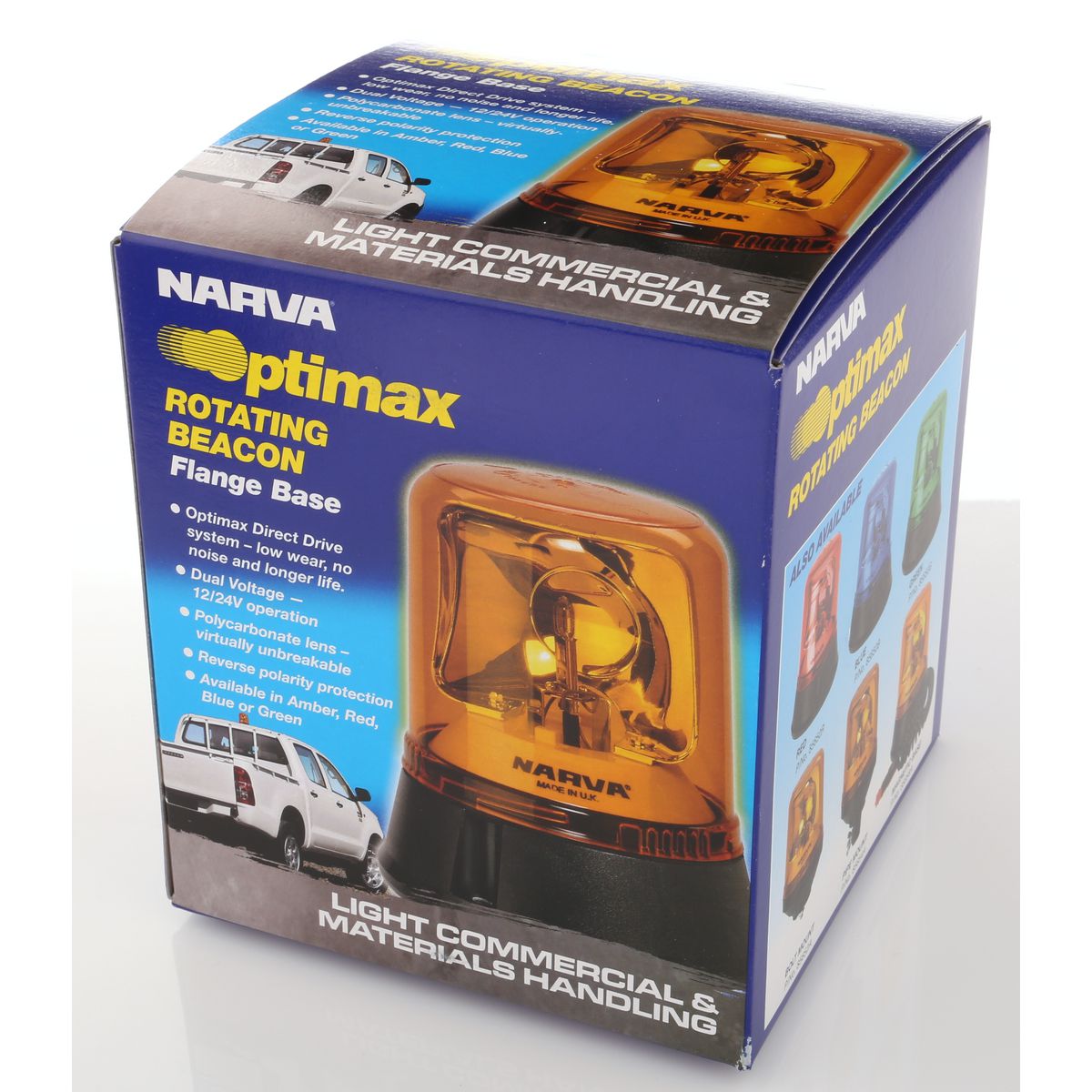 Narva Rotating Beacon Light Amber Optimax 85650A