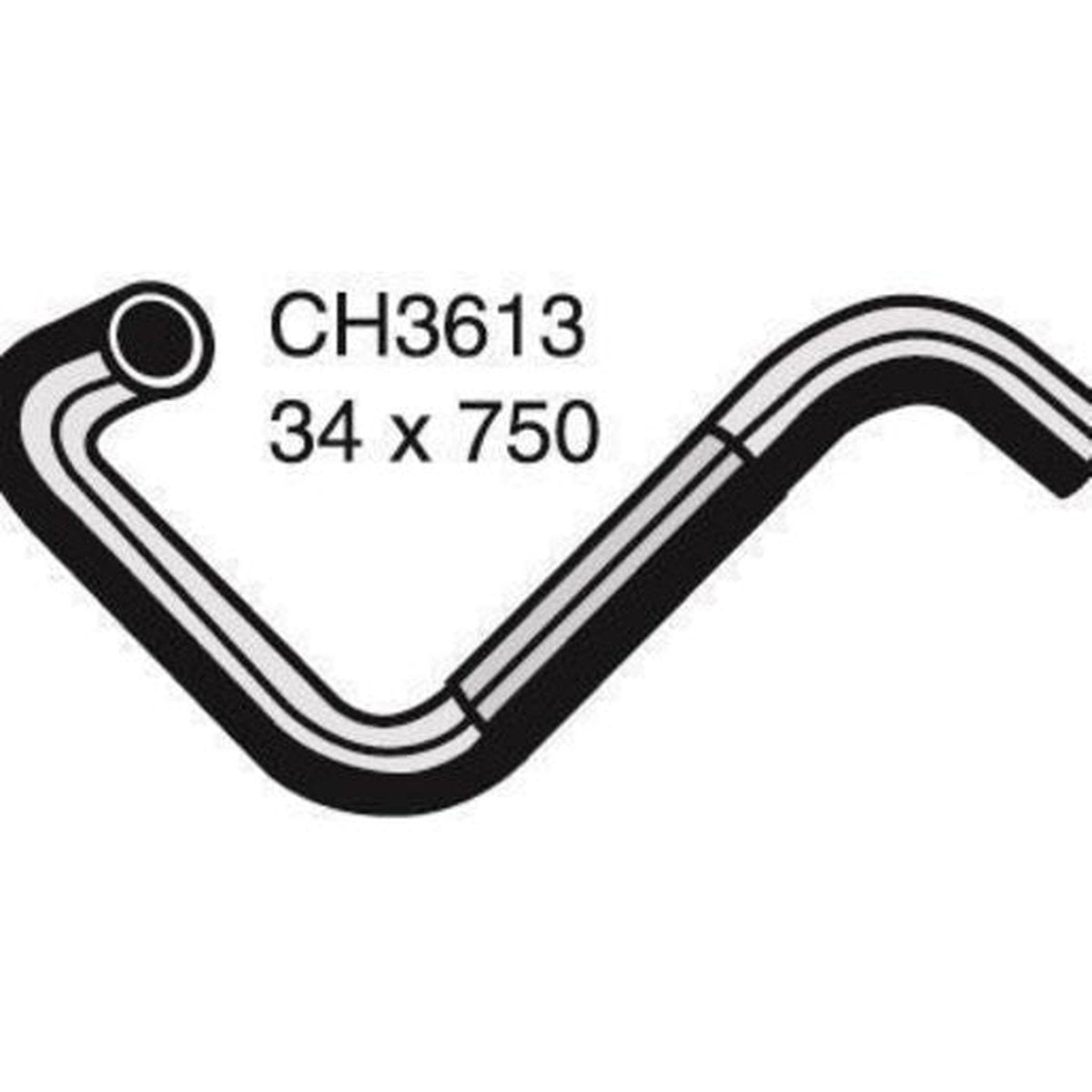 Mackay Bottom Radiator Hose CH3613