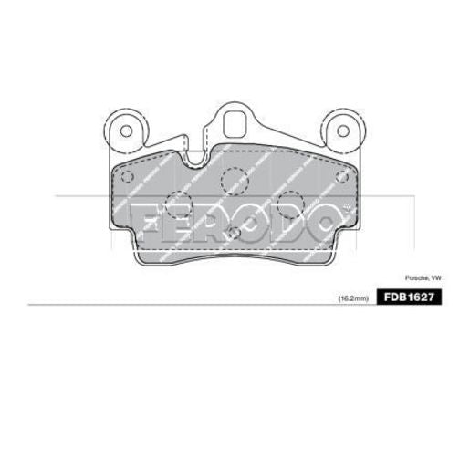 Ferodo Brake Pad Set FDB1627