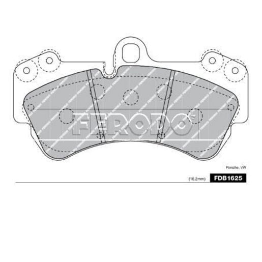 Ferodo Brake Pad Set FDB1625