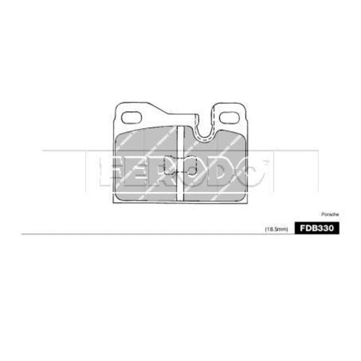 Ferodo Brake Pad Set FDB330