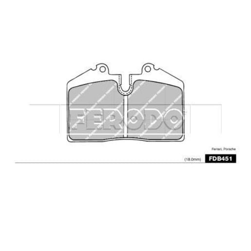 Ferodo Brake Pad Set FDB451