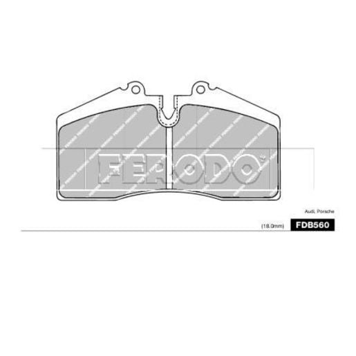 Ferodo Brake Pad Set FDB560