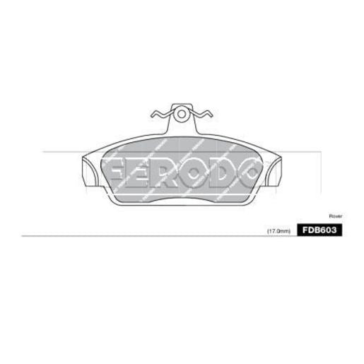 Ferodo Brake Pad Set FDB603