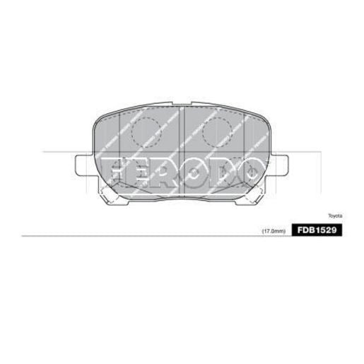 Ferodo Brake Pad Set FDB1529