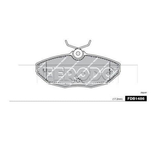 Ferodo Brake Pad Set FDB1486