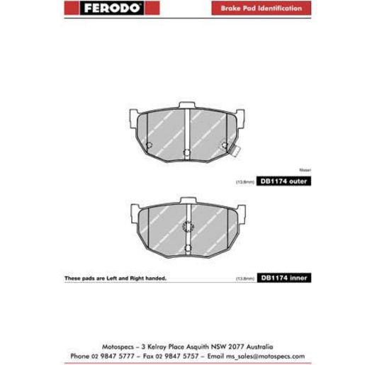 Ferodo Brake Pad Set DB1174TA