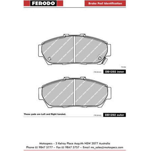 Ferodo Brake Pad Set DB1292TA