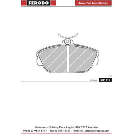 Ferodo Brake Pad Set DB1318TA