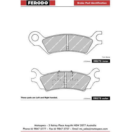 Ferodo Brake Pad Set DB279TA