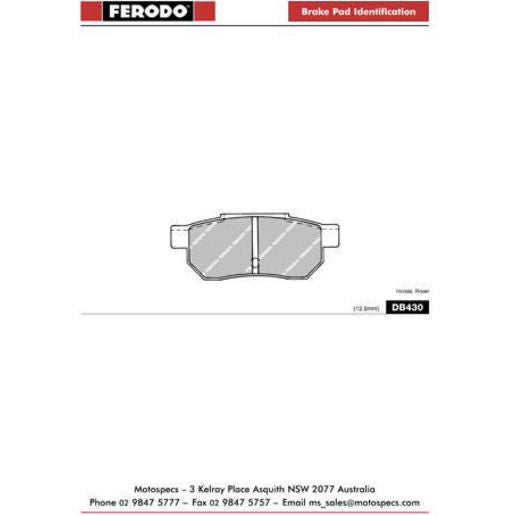 Ferodo Brake Pad Set DB430TA