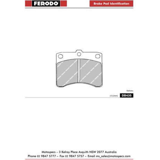 Ferodo Brake Pad Set DB435TA