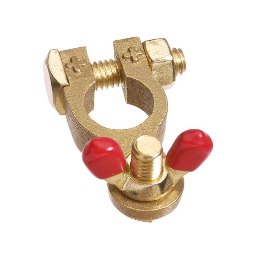 PROJECTA Brass Battery Terminal Positive Wingnut BT14-P1