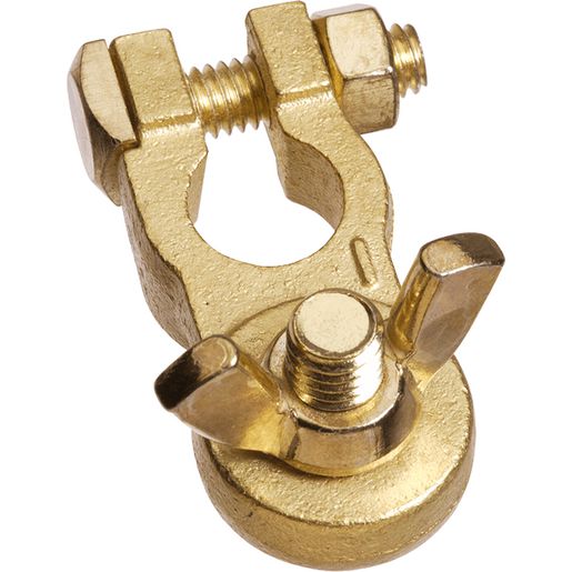 PROJECTA HD Brass Battery Terminal Negative Wingnut BT14H-N1