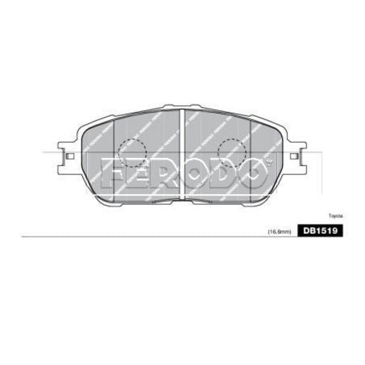 Ferodo Brake Pad Set DB1519GP
