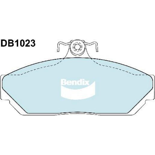 Bendix Heavy Duty Brake Pad Set Front DB1023 HD