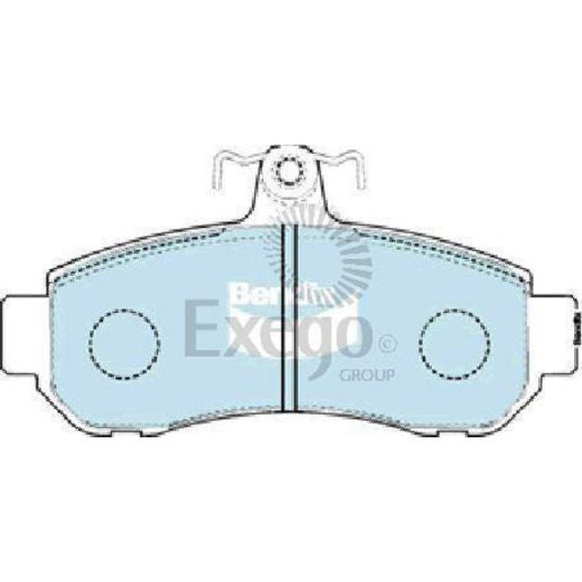 Bendix Heavy Duty Brake Pad Set Front DB1203 HD