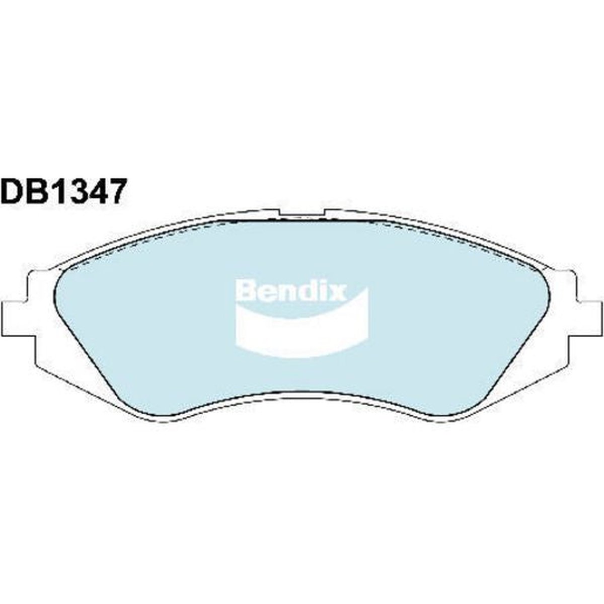 Bendix Heavy Duty Brake Pad Set Front DB1347 HD