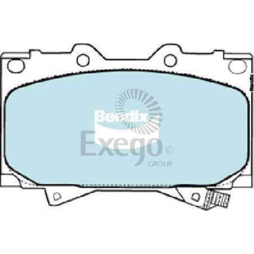 Bendix Heavy Duty Brake Pad Set Front DB1365 HD
