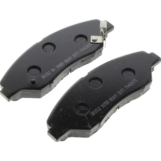 Bendix Heavy Duty Brake Pad Set Front DB1512 HD